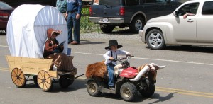 Horse and Carriage in Kiddies Parade